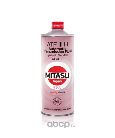 Купить запчасть MITASU - MJ3211 Жидкость п/синтетическая для АКПП MJ 321 MITASU ATF III H Synthetic Blended.