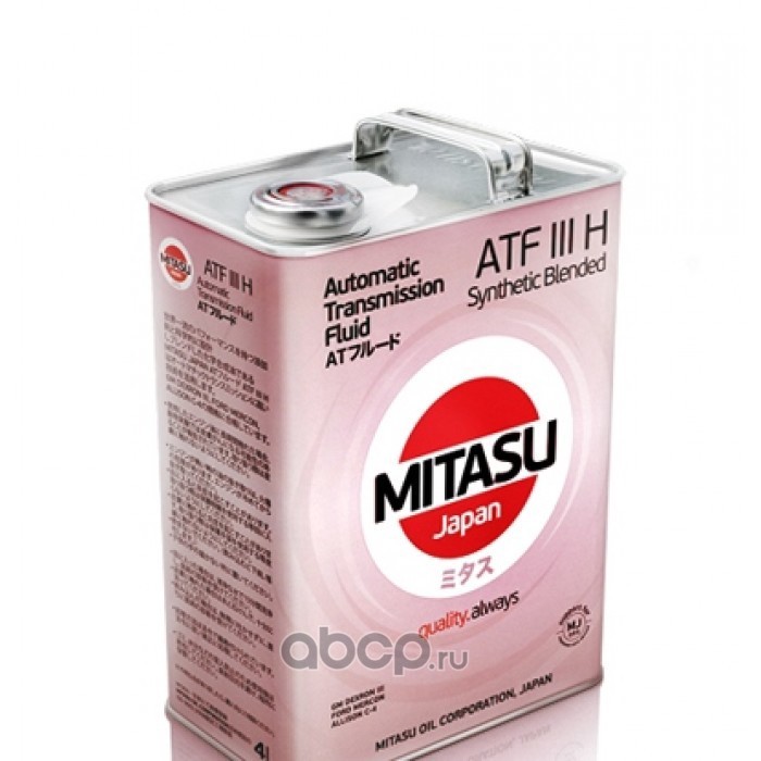 Купить запчасть MITASU - MJ3214 Жидкость п/синтетическая для АКПП MJ 321 MITASU ATF III H Synthetic Blended.