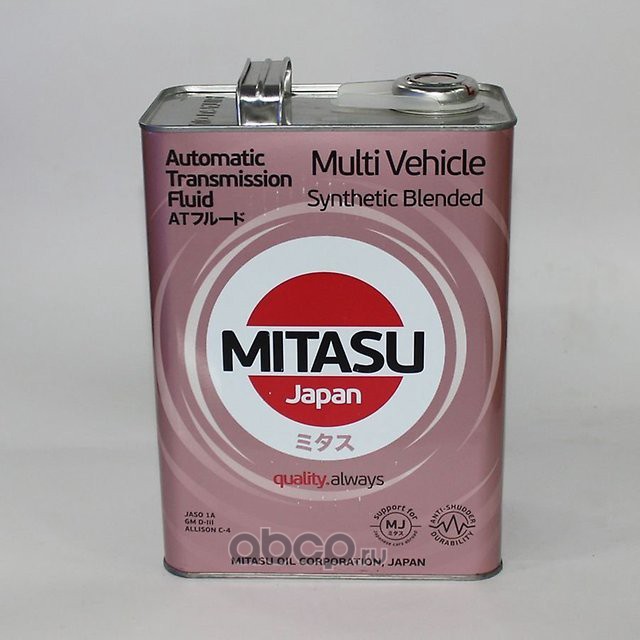Купить запчасть MITASU - MJ3234 Жидкость п/синтетическая для АКПП MJ 323   MITASU MULTI VEHICLE ATF Synthetic Blended.