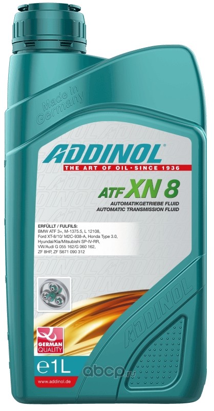 Купить запчасть ADDINOL - 4014766075024 Масло трансм. АКПП,ГУР синтетика,   1л.
