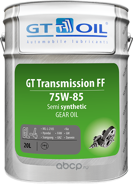 Купить запчасть GT OIL - 8809059407653 Масло трансм. полусинтетика МКПП,раздаточная, 75W-85 GL-4 20л