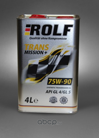 Купить запчасть ROLF - 322309 Масло трансмиссионное ROLF Transmission SAE 75W-90, API GL-4 4л