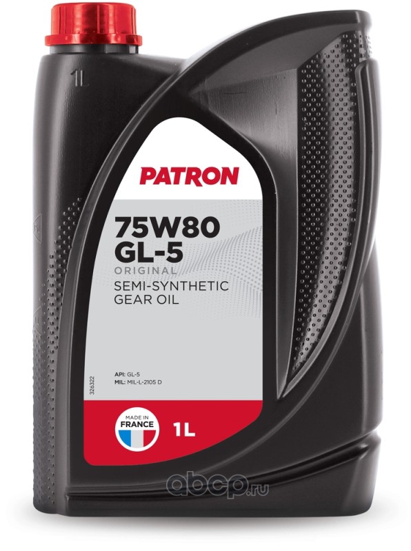 Купить запчасть PATRON - 75W80GL51LORIGINAL Масло трансмиссионное полусинтетическое