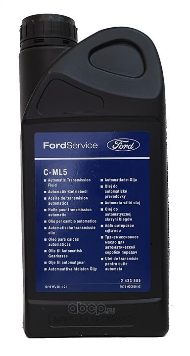 Купить запчасть FORD - 2433505 Масло трансмиссионное Ford ATF/PS C-ML5, красное, 1 л
