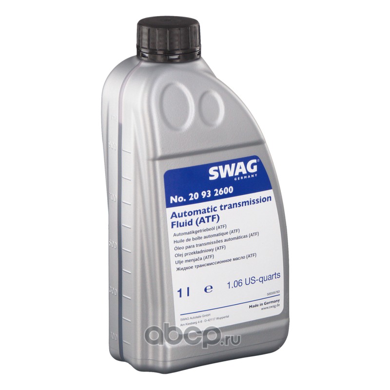 Купить запчасть SWAG - 20932600 Автотрансмиссионное масло (ATF)
