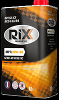 Купить запчасть RIXX - RX0001MPX Масло моторное полусинтетическое "MP X 10W-40", 1л
