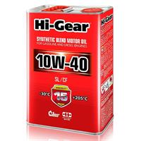 Купить запчасть HI-GEAR - HG1114 Масло моторное полусинтетическое "Motor Oil 10W-40", 4л