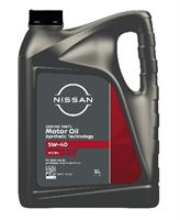 Купить запчасть NISSAN - KE90090042R Масло моторное синтетическое "Motor Oil 5W-40", 5л