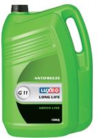 Купить запчасть LUXE - 672 Жидкость охлаждающая 9л. "GREEN LINE", зелёная, 10кг.