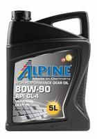 Купить запчасть ALPINE - 0100682 Масло трансмиссионное "Gear Oil GL-4 80W-90", 5л