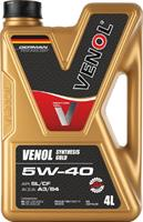 Купить запчасть VENOL - 233004 Масло моторное синтетическое "SYNTHESIS GOLD 5W-40", 4л