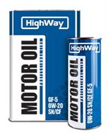 Купить запчасть HIGHWAY - 10031 Масло моторное синтетическое "Motor Oil 0W-20", 1л