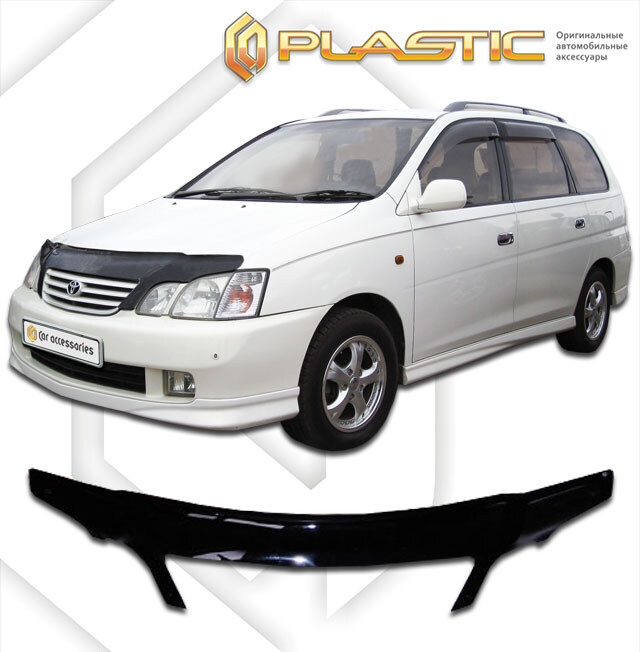 Купить запчасть CA PLASTIC - 2010060100938 Дефлектор капота (exclusive) CA Plastic для Toyota Gaia