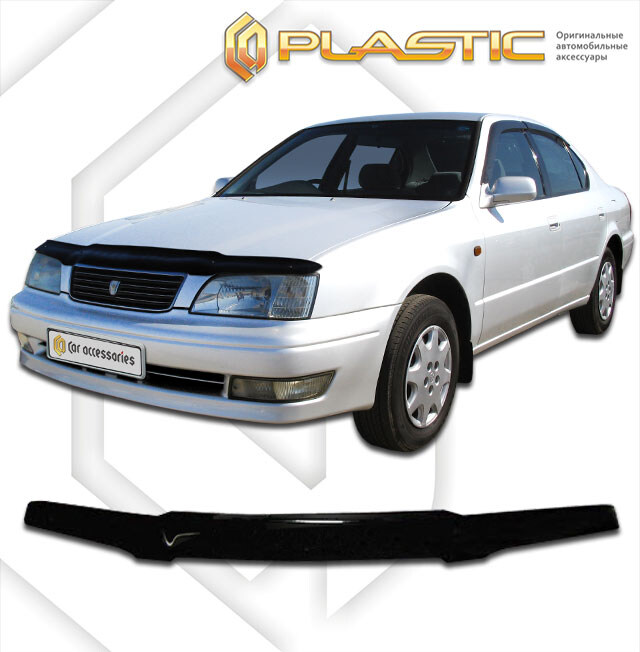 Купить запчасть CA PLASTIC - 2010010100070 Дефлектор капота Toyota Camry 1994-1998 (Classic черный)