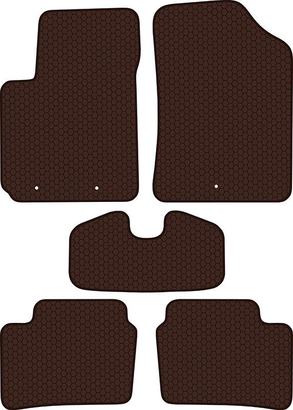 Купить запчасть SDS EXCLUSIVE - KSK12410BR Коврики в салон коричневые Kia Picanto III Хэтчбек(5дв.) 2011- "EVA-style"