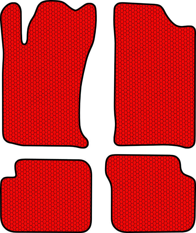 Купить запчасть SDS EXCLUSIVE - KST24197RD Коврики в салон красные Toyota Avensis I Хэтчбек(5дв.) 1997-2002 "EVA-style"