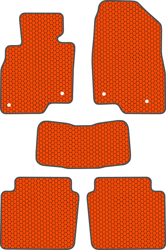 Купить запчасть SDS EXCLUSIVE - KSM22412OR Коврики в салон оранжевые Mazda 6 III Седан 2012- "EVA-style"