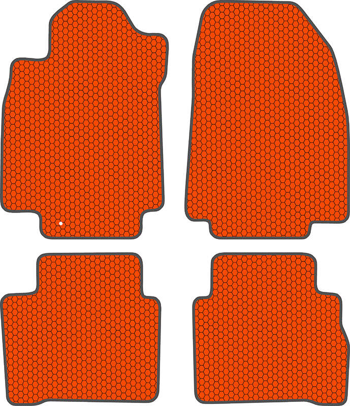 Купить запчасть SDS EXCLUSIVE - KSN11604OR Коврики в салон оранжевые Nissan Tiida I (C11) Седан 2004-2014 "EVA-style"