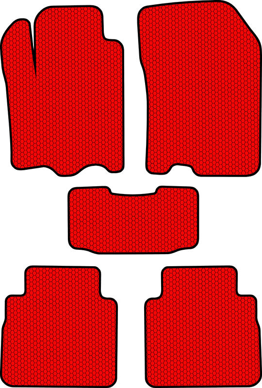 Купить запчасть SDS EXCLUSIVE - KSS51713RD Коврики в салон красные Suzuki SХ4 II Внедорожник(5дв.) 2013- "EVA-style"