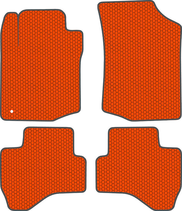 Купить запчасть SDS EXCLUSIVE - KSP10105OR Коврики в салон оранжевые Peugeot 107 - Хэтчбек(5дв.) 2005-2008 "EVA-style"