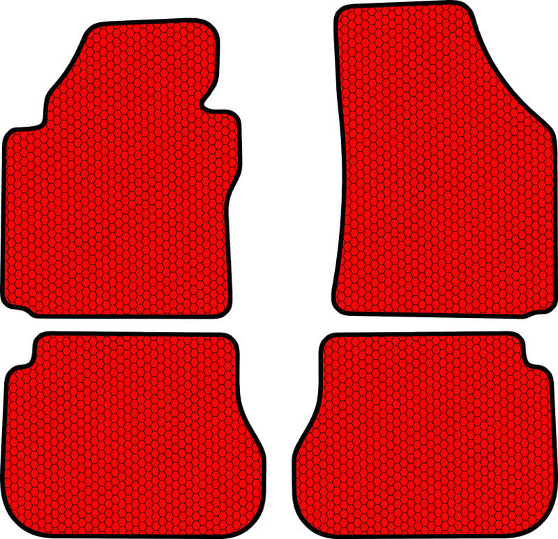 Купить запчасть SDS EXCLUSIVE - KSV20104RD Коврики в салон красные Volkswagen Caddy III Минивэн(5дв.) 2004-2015 "EVA-style"