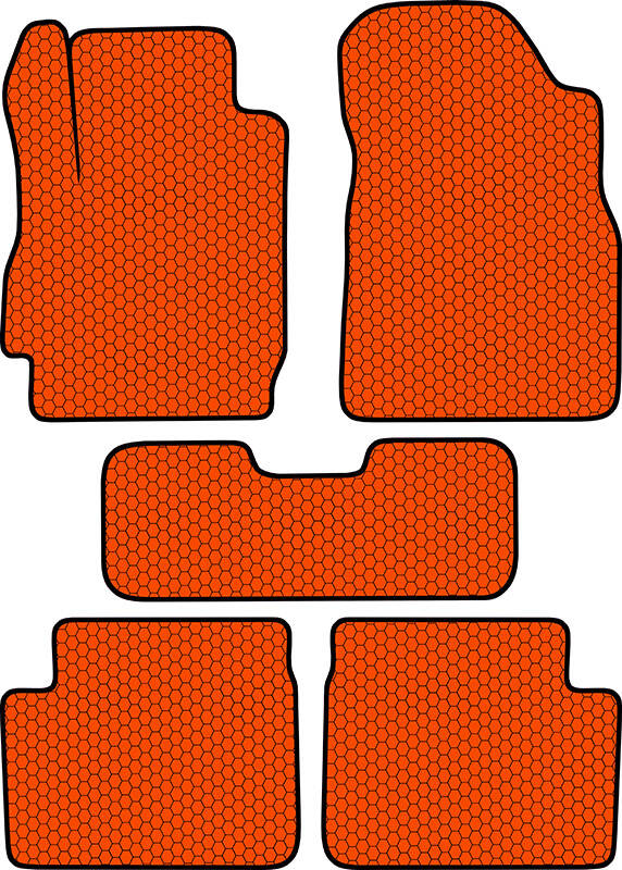 Купить запчасть SDS EXCLUSIVE - KSM20108OR Коврики в салон оранжевые Mazda 2 II Хэтчбек(5дв.) 2007-2011 "EVA-style"