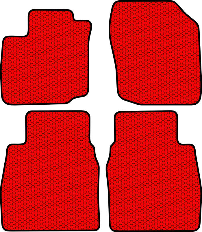 Купить запчасть SDS EXCLUSIVE - KSH12611RD Коврики в салон красные Honda Civic IX Хэтчбек(5дв.) 2011- "EVA-style"