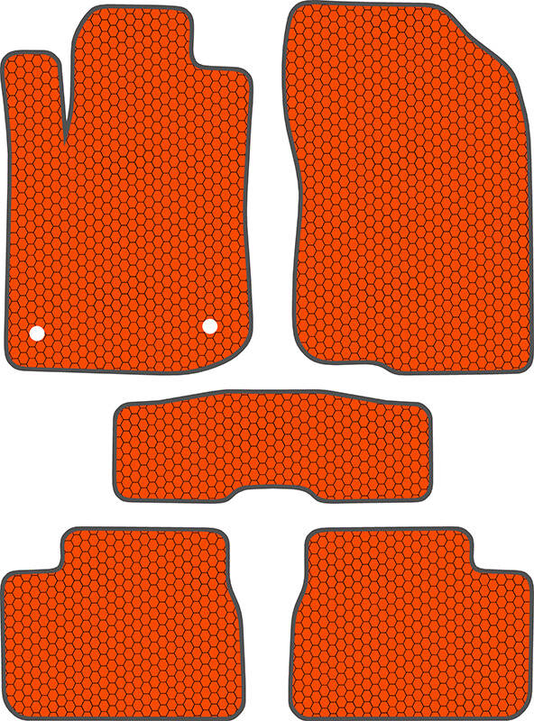 Купить запчасть SDS EXCLUSIVE - KSP11612OR Коврики в салон оранжевые Peugeot 208 - Хэтчбек(5дв.) 2012- "EVA-style"