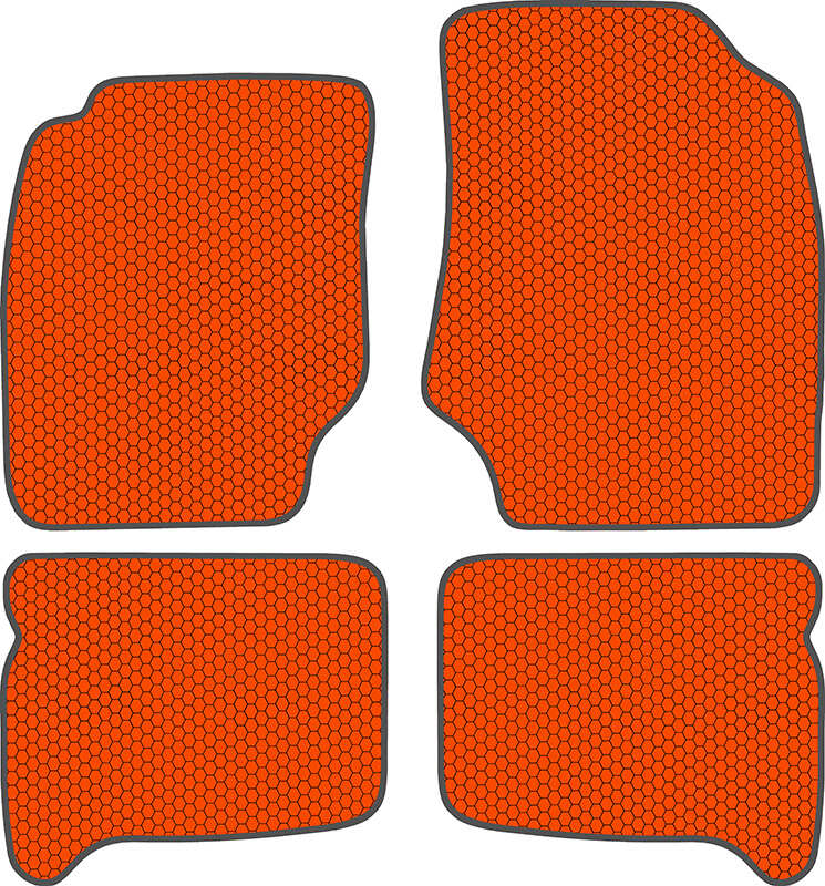 Купить запчасть SDS EXCLUSIVE - KST23494OR Коврики в салон оранжевые Toyota RAV 4 I (XA10) Внедорожник(5дв.) 1994-1999 "EVA-style"