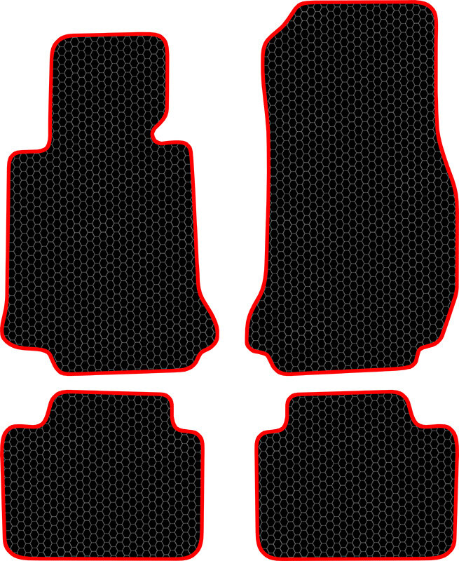 Купить запчасть SDS EXCLUSIVE - KSB22312BKR Коврики в салон черные с красным кантом BMW 3 серия F30 Седан 2012- "EVA-style"
