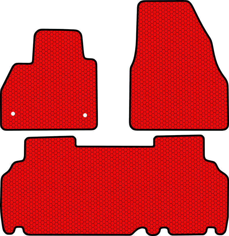 Купить запчасть SDS EXCLUSIVE - KSR12409RD Коврики в салон красные Renault Kangoo II Минивэн(5дв.) 2009- "EVA-style"
