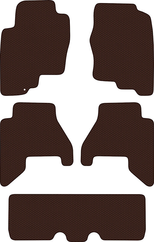Купить запчасть SDS EXCLUSIVE - KSN10806BR Коврики в салон коричневые Nissan Pathfinder III (R51) Внедорожник(5дв.) 2005-2014 "EVA-style"