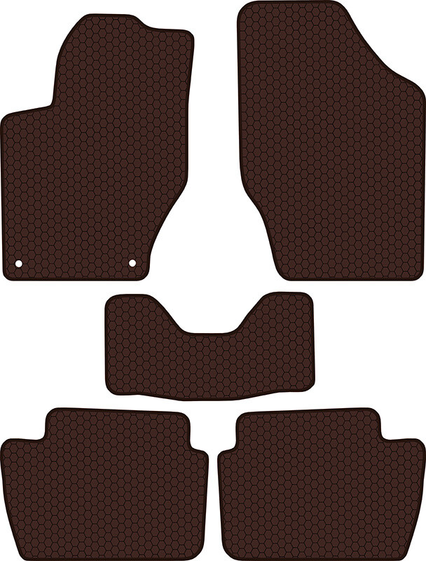 Купить запчасть SDS EXCLUSIVE - KSC41411BR Коврики в салон коричневые Citroen C4 II Хэтчбек(5дв.) 2011- "EVA-style"
