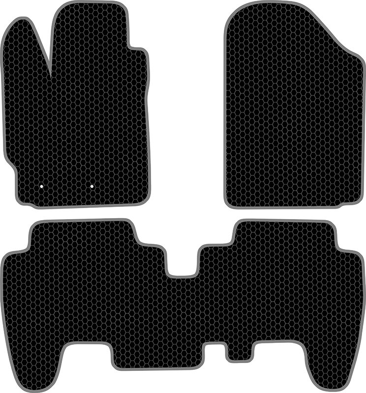 Купить запчасть SDS EXCLUSIVE - KST24306BK Коврики в салон черные Toyota Yaris II Хэтчбек(5дв.) 2005-2011 "EVA-style"