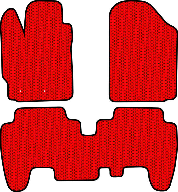 Купить запчасть SDS EXCLUSIVE - KST24306RD Коврики в салон красные Toyota Yaris II Хэтчбек(5дв.) 2005-2011 "EVA-style"