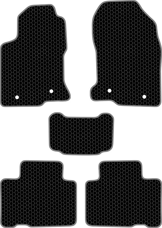 Купить запчасть SDS EXCLUSIVE - KSL20714BK Коврики в салон черные Lexus NX - Внедорожник(5дв.) 2014- "EVA-style"