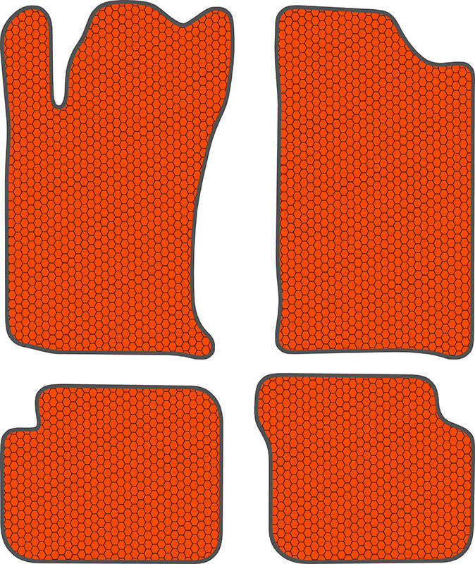 Купить запчасть SDS EXCLUSIVE - KST24197OR Коврики в салон оранжевые Toyota Avensis I Хэтчбек(5дв.) 1997-2002 "EVA-style"