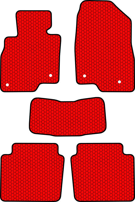 Купить запчасть SDS EXCLUSIVE - KSM22412RD Коврики в салон красные Mazda 6 III Седан 2012- "EVA-style"