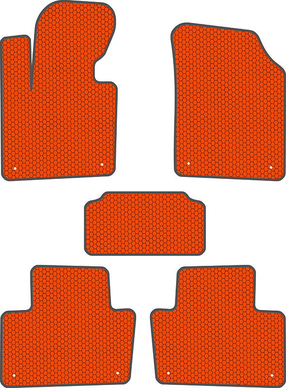 Купить запчасть SDS EXCLUSIVE - KSV11515OR Коврики в салон оранжевые Volvo XС90 II Внедорожник(5дв.) 2015- "EVA-style"