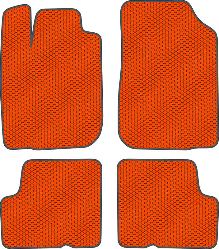 Купить запчасть SDS EXCLUSIVE - KSR10605OR Коврики в салон оранжевые Renault Logan I sedan 2005-"EVA-style"