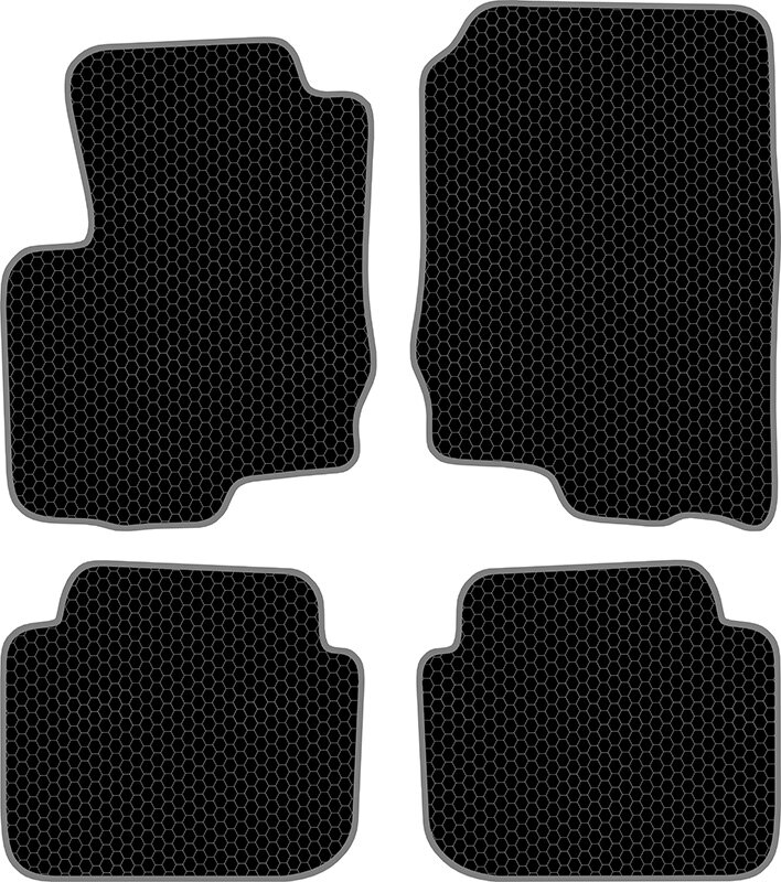 Купить запчасть SDS EXCLUSIVE - KSM40204BK Коврики в салон черные Mitsubishi Colt VI Хэтчбек(5дв.) 2004-2012 "EVA-style"