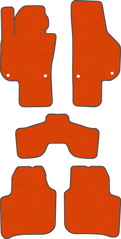 Купить запчасть SDS EXCLUSIVE - KSS21916OR Коврики в салон оранжевые Skoda Superb III Лифтбек 2015- "EVA-style"