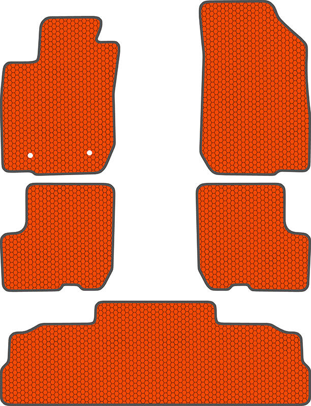 Купить запчасть SDS EXCLUSIVE - KSV0029OR Коврики в салон оранжевые ВАЗ (LADA) Ларгус (4601) - Универсал 2012- "EVA-style"