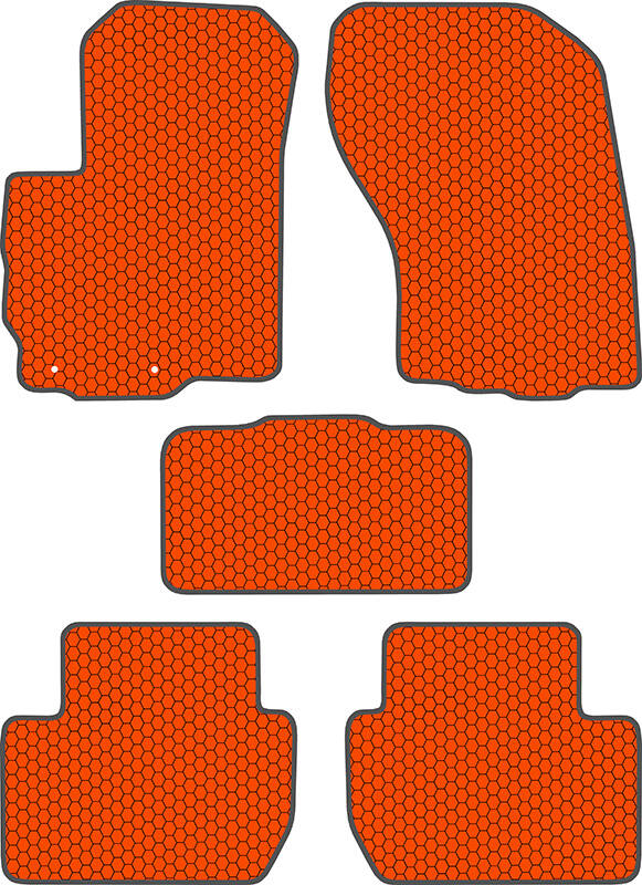 Купить запчасть SDS EXCLUSIVE - KSM41007OR Коврики в салон оранжевые Peugeot 4007 II Внедорожник(5дв.) 2007- "EVA-style"