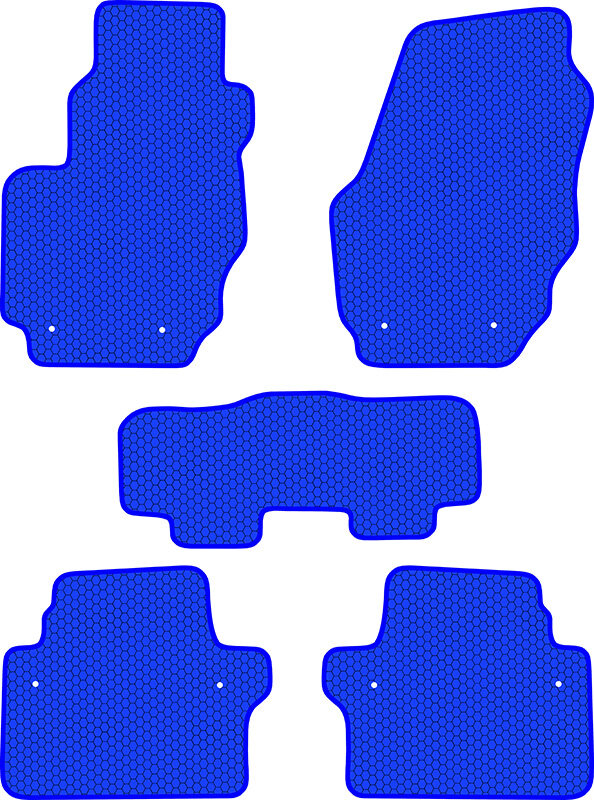Купить запчасть SDS EXCLUSIVE - KSV10606BL Коврики в салон синие Volvo S80 II sedan 2006-2016 "EVA-style"