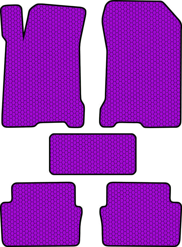 Купить запчасть SDS EXCLUSIVE - KSR10507PR Коврики в салон фиолетовые Renault Laguna III Хэтчбек, 5дв. 2007-2015 "EVA-style"