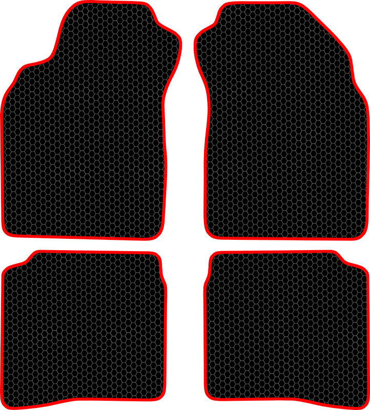 Купить запчасть SDS EXCLUSIVE - KSN14100BKR Коврики в салон черные с красным кантом Nissan Maxima V (A33) Седан 1999-2008 "EVA-style"