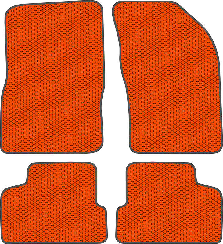 Купить запчасть SDS EXCLUSIVE - KSD10295OR Коврики в салон оранжевые Daewoo Nexia sedan 1995-2008 "EVA-style"