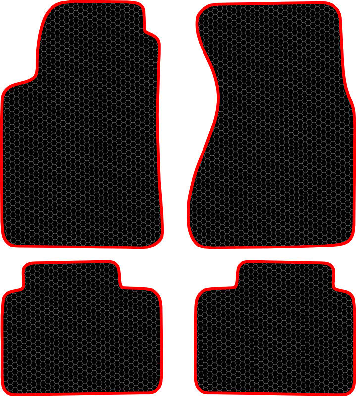Купить запчасть SDS EXCLUSIVE - KSA12494BKR Коврики в салон черные с красным кантом Audi A8 D2 Седан 1994-2002 "EVA-style"