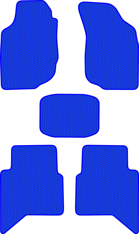 Купить запчасть SDS EXCLUSIVE - KST24611BL Коврики в салон синие Toyota Hilux VII Внедорожник(5дв.) 2010-2015 "EVA-style"